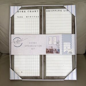 Organization Set with Gray and White Frame